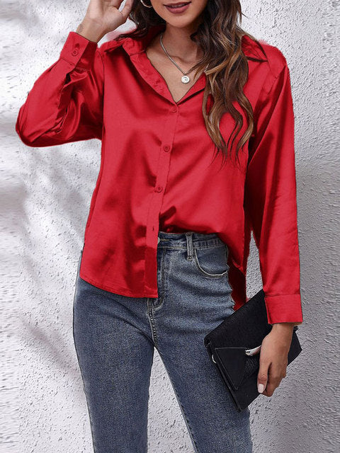 Chemise à manches longues pour femme Chic 11