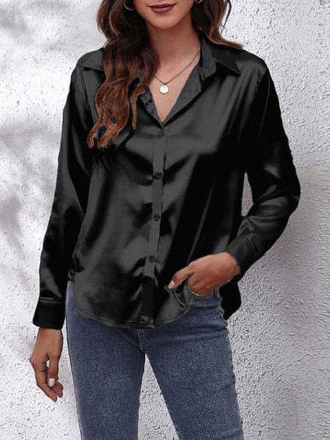 Chemise à manches longues pour femme Chic 12