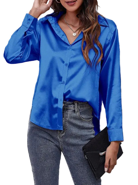 Chemise à manches longues pour femme Chic 2