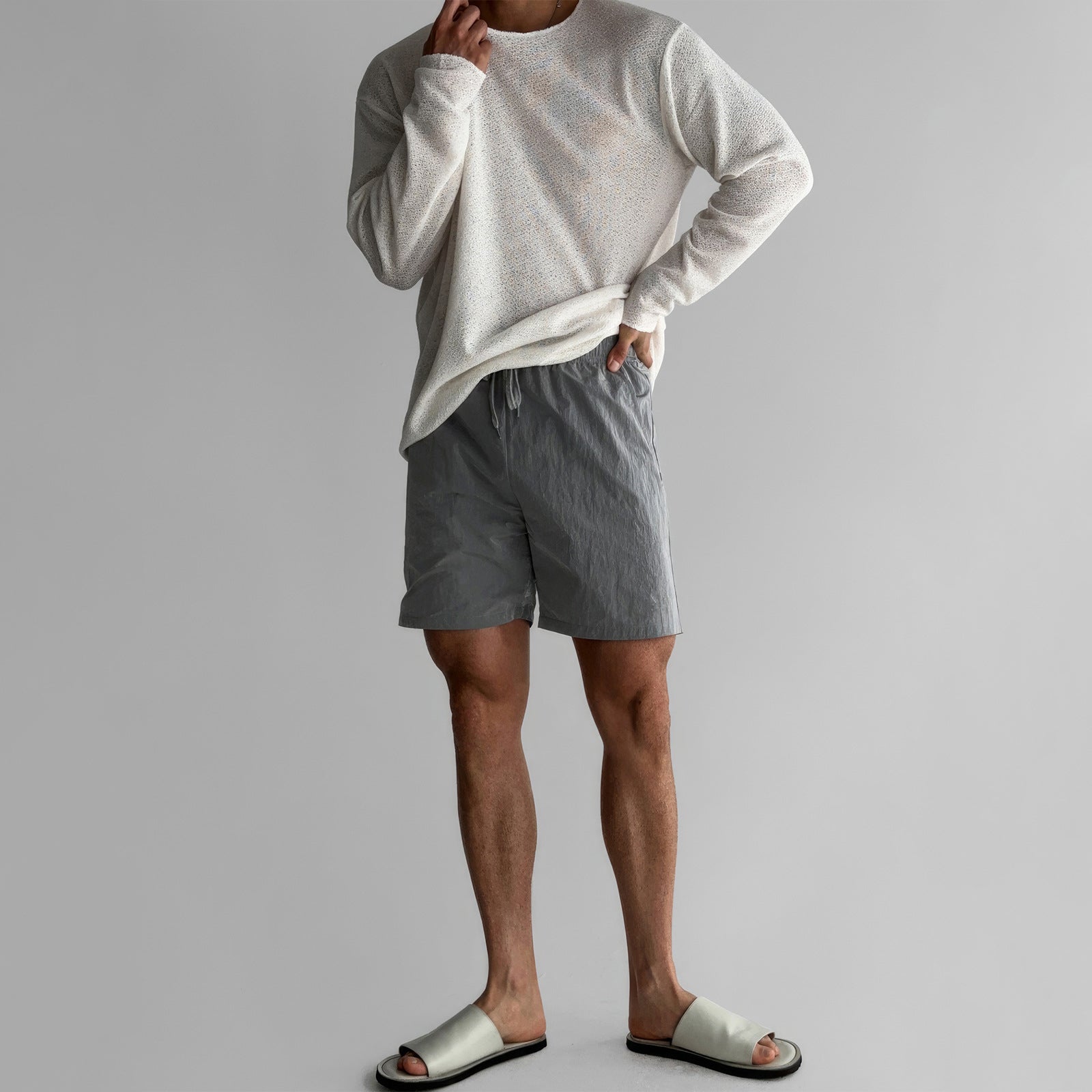Chemise pour Homme Tricot Décontractée 7
