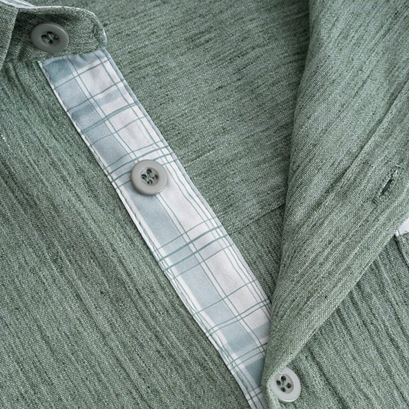 Chemise pour Homme en Lin Classique 3