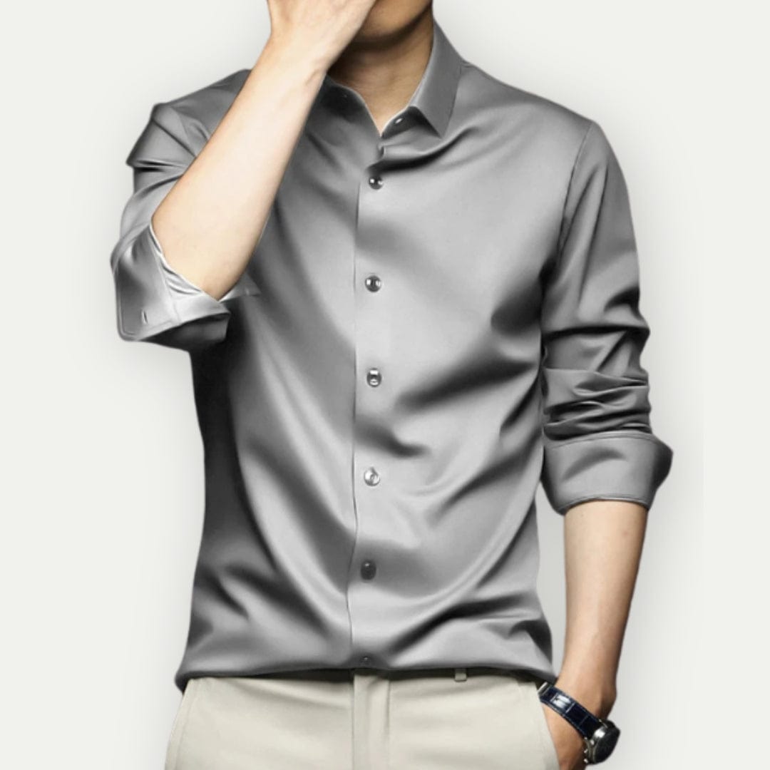 Chemise pour Hommes Slim Fit en Tissu Anti-Froissement 5