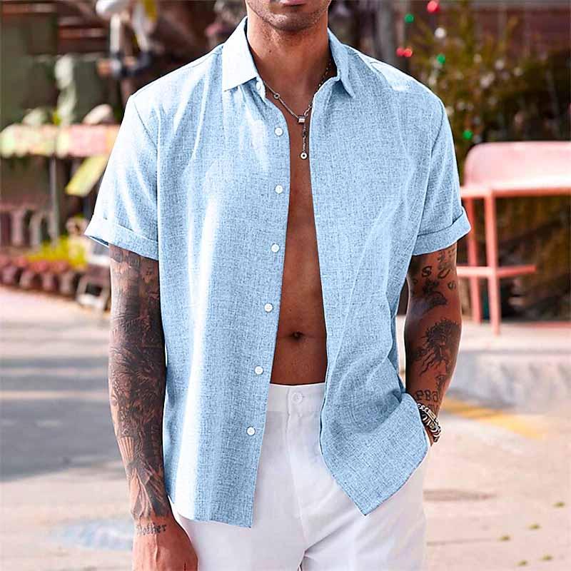 Chemise pour hommes à col à revers 5