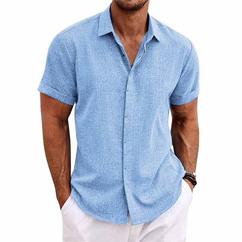 Chemise pour hommes à col à revers 6