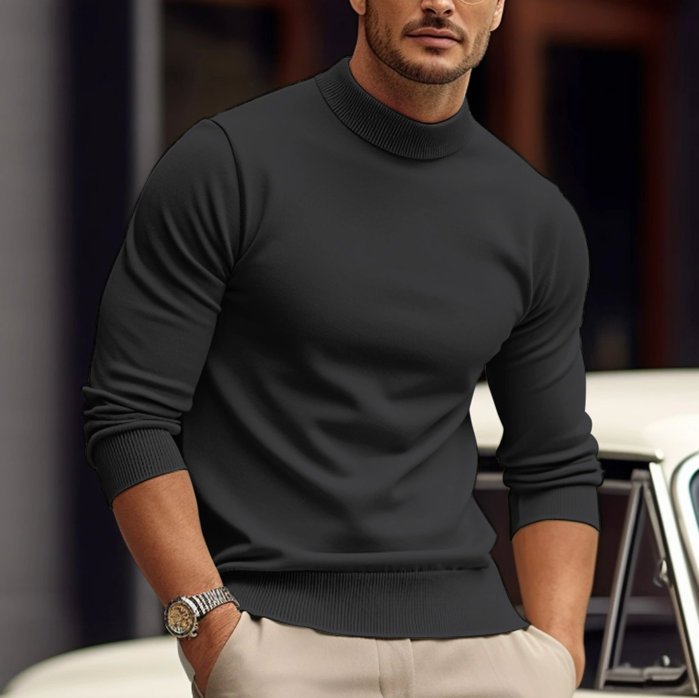 Chemise pour hommes au design décontracté 4