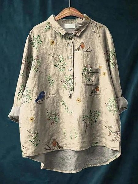 Chemisier Floral Femme Élégant 4