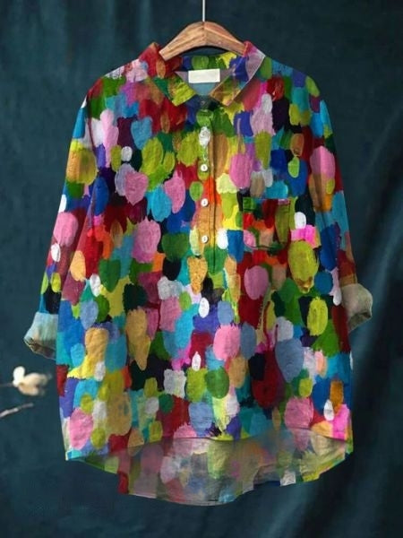 Chemisier Floral Femme Élégant 7