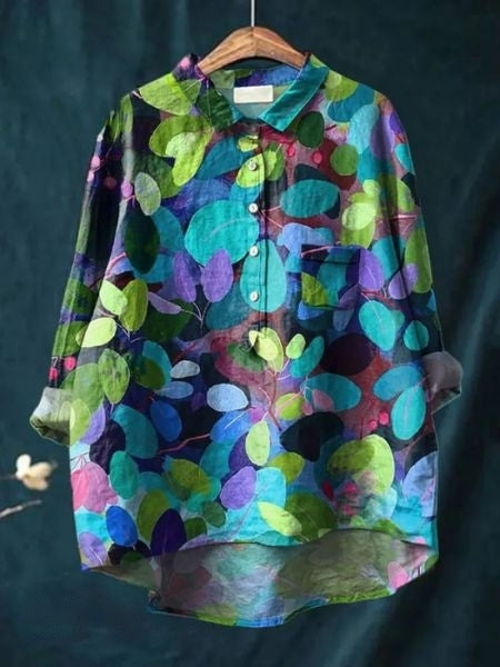 Chemisier Floral Femme Élégant 9