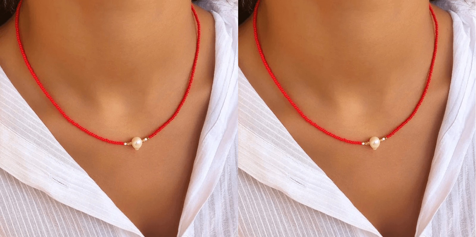 Collier de Perles Classique pour Femme 1