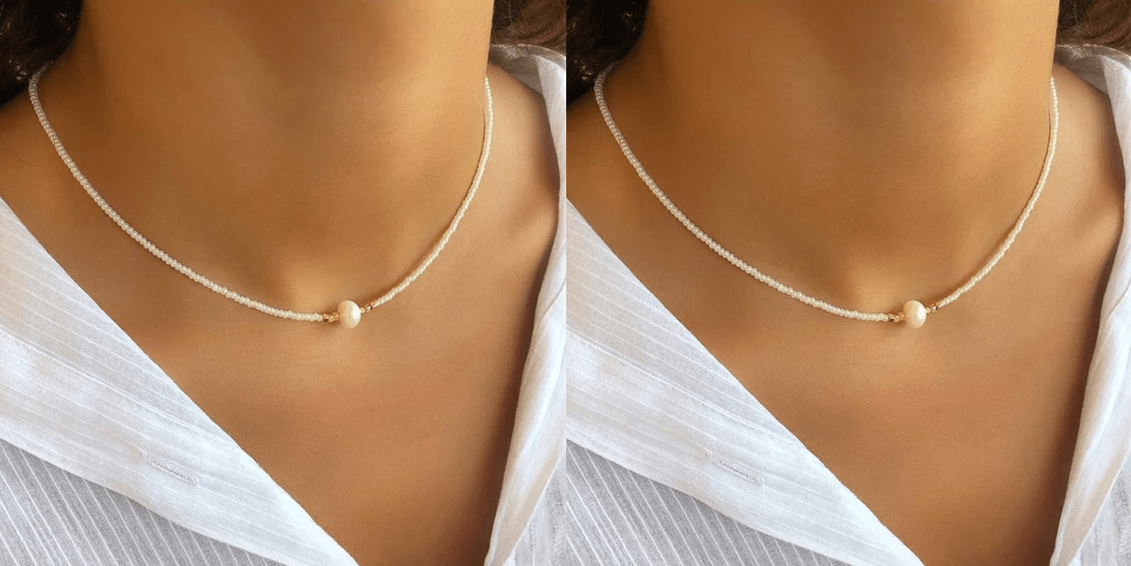 Collier de Perles Classique pour Femme 2
