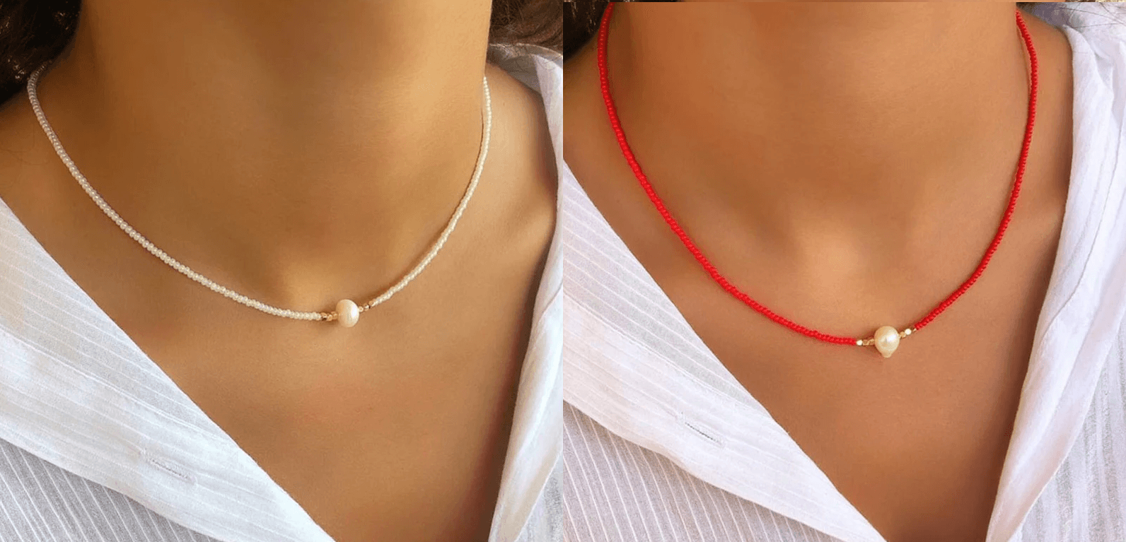 Collier de Perles Classique pour Femme 6