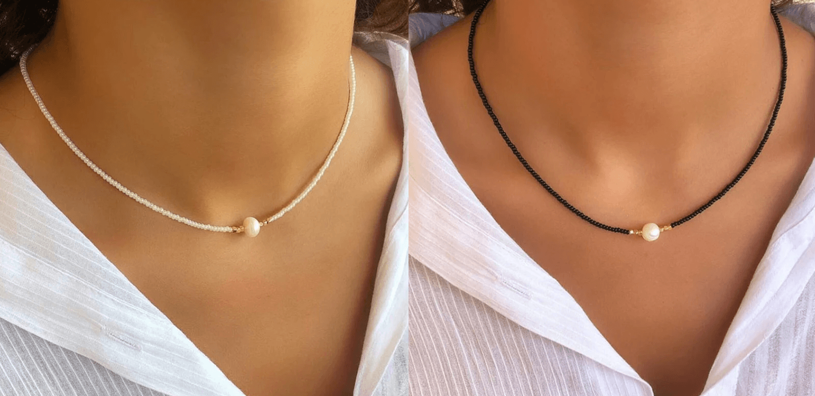 Collier de Perles Classique pour Femme 7