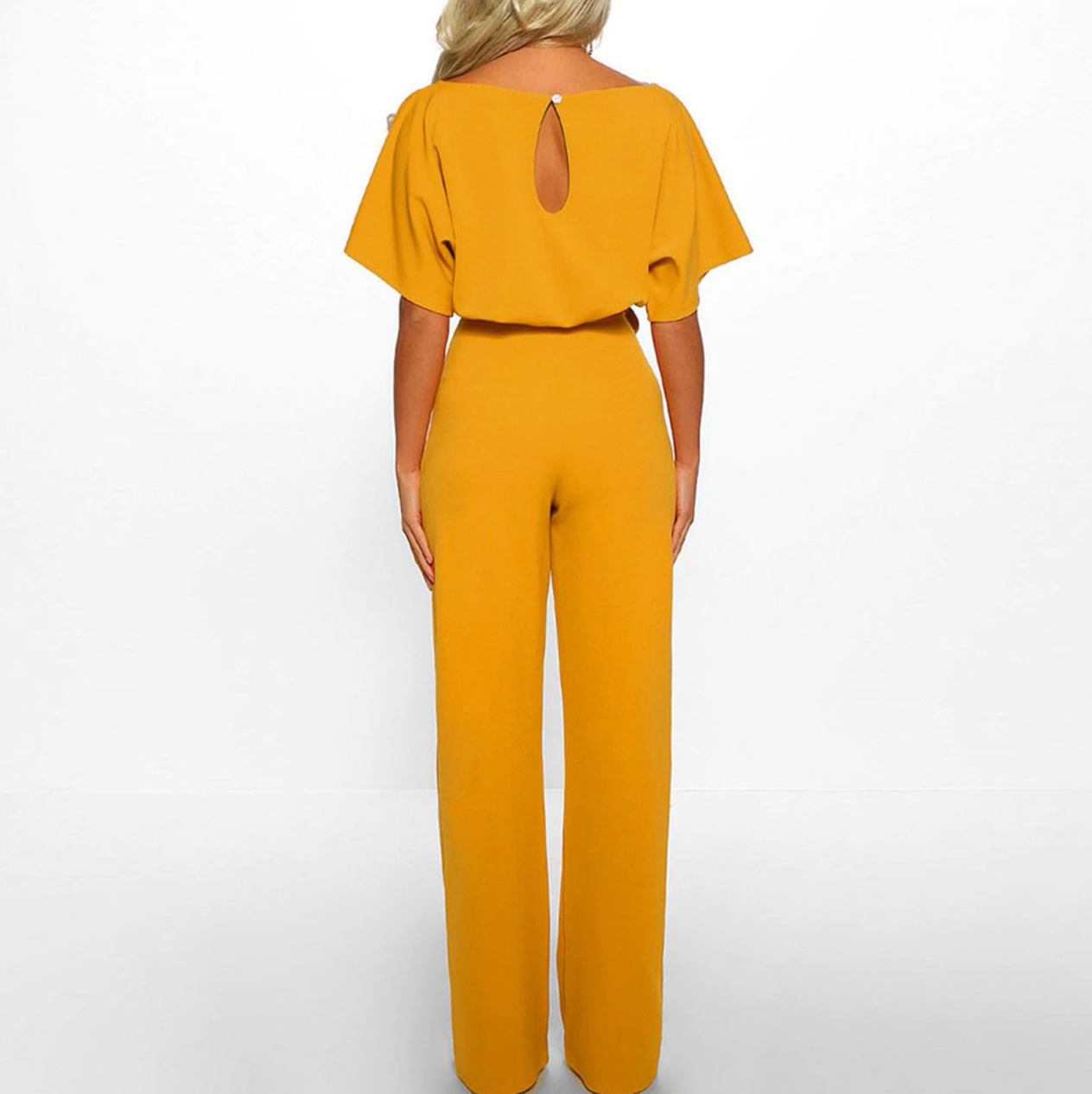 Combinaison Femme Chic Pantalon Coton Mélangé 4