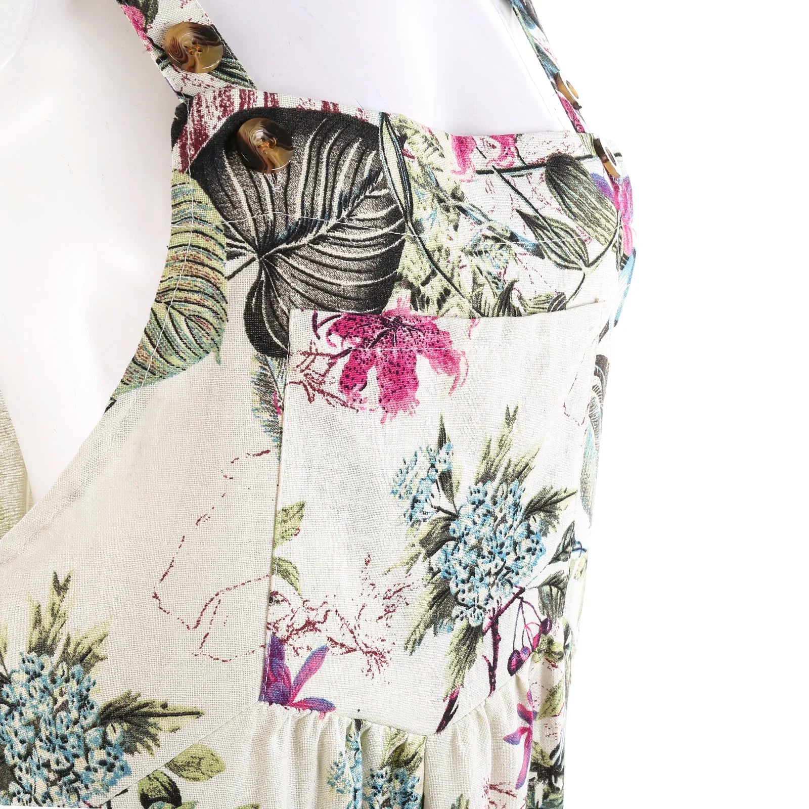 Combinaison Femme Décontractée Imprimé Floral 3