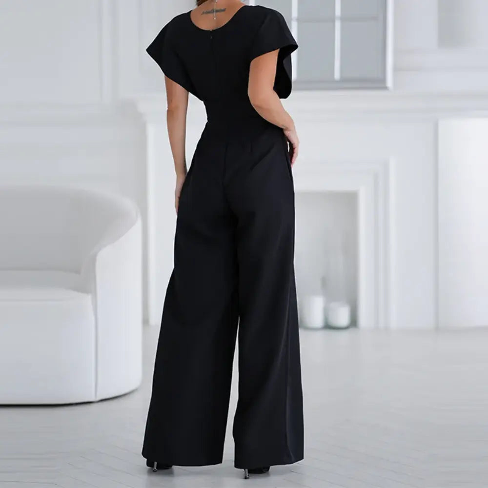 Combinaison Femme Jambes Larges Chic 2