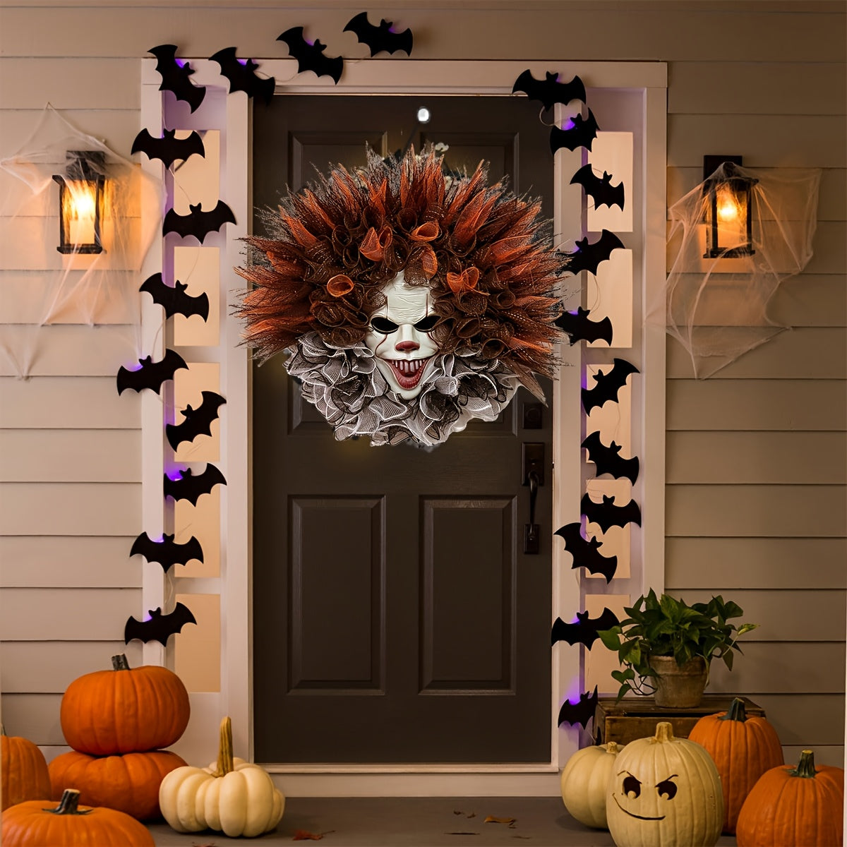 Couronne de Clown Hanté pour Halloween 0