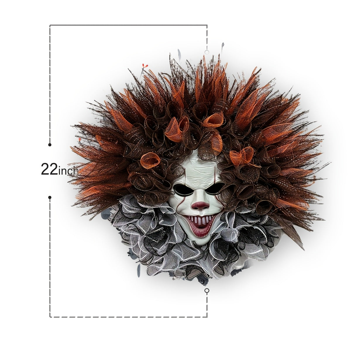 Couronne de Clown Hanté pour Halloween 4