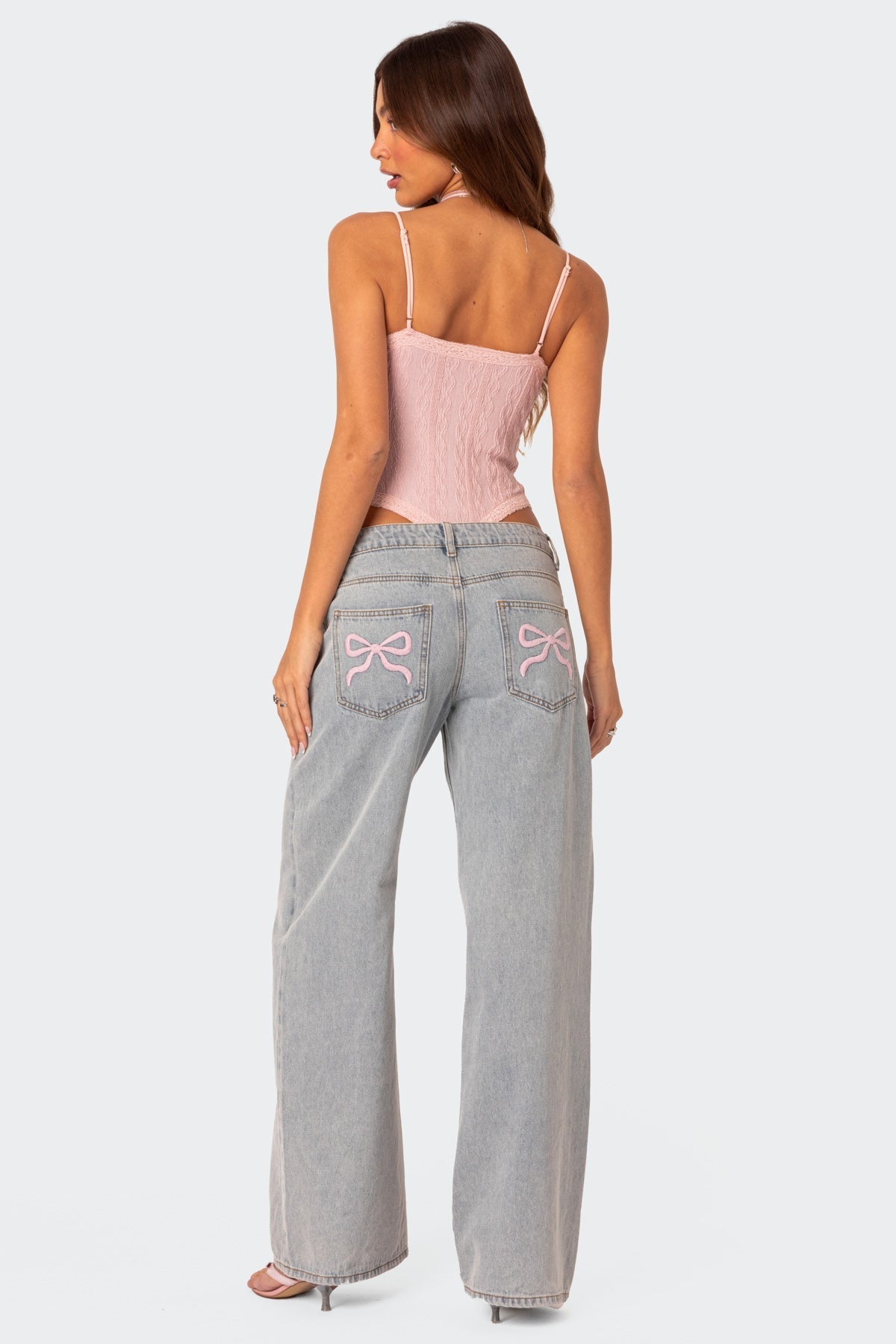 Variant image for Jean Femme Flare Bleu Chic Denim Taille Haute-1