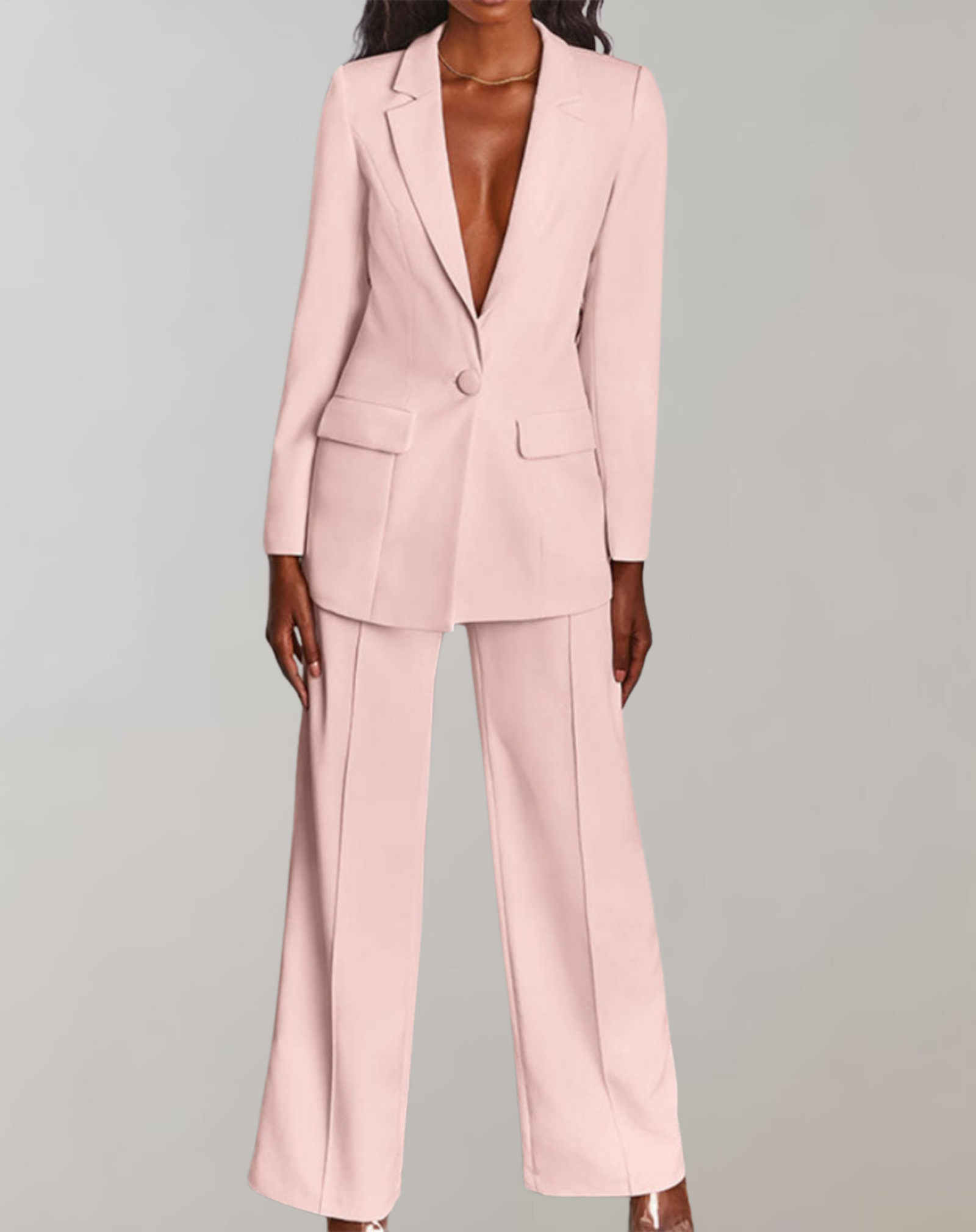 Ensemble Blazer et Pantalon pour Femme Chic 2