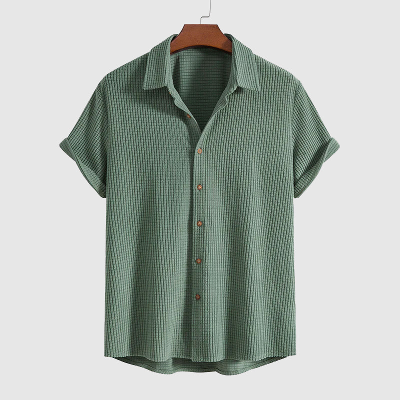 Ensemble Décontracté pour Homme avec Chemise et Short 5