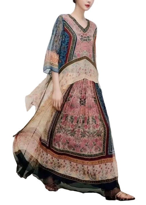 Ensemble Femme Deux Pièces Asymétrique Estival Moderne 0