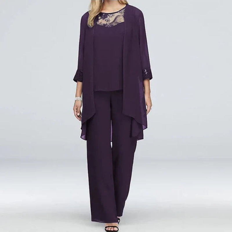 Ensemble Pantalon Trois Pièces Printemps pour Femmes 1