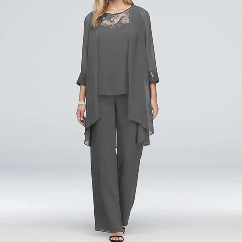 Ensemble Pantalon Trois Pièces Printemps pour Femmes 2