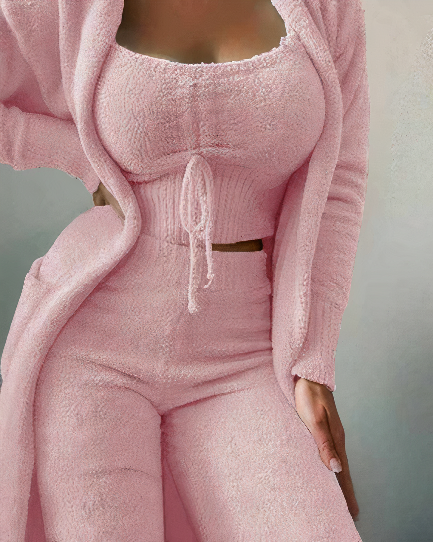 Ensemble Pyjama Hiver 3 Pièces Chic 3