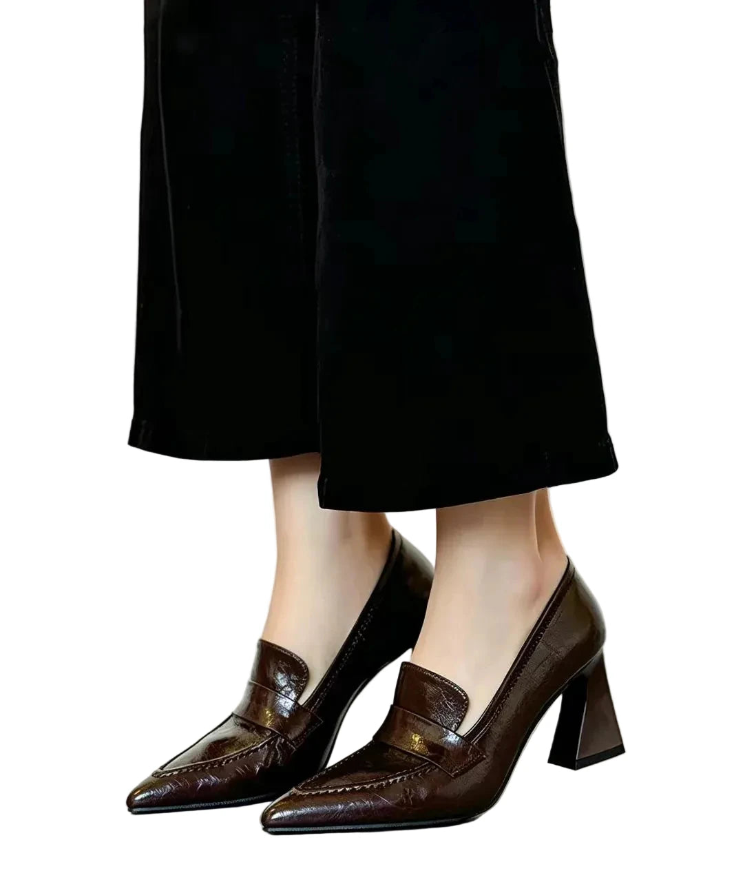 Escarpins Femme Style Vintage Bout Pointu 2