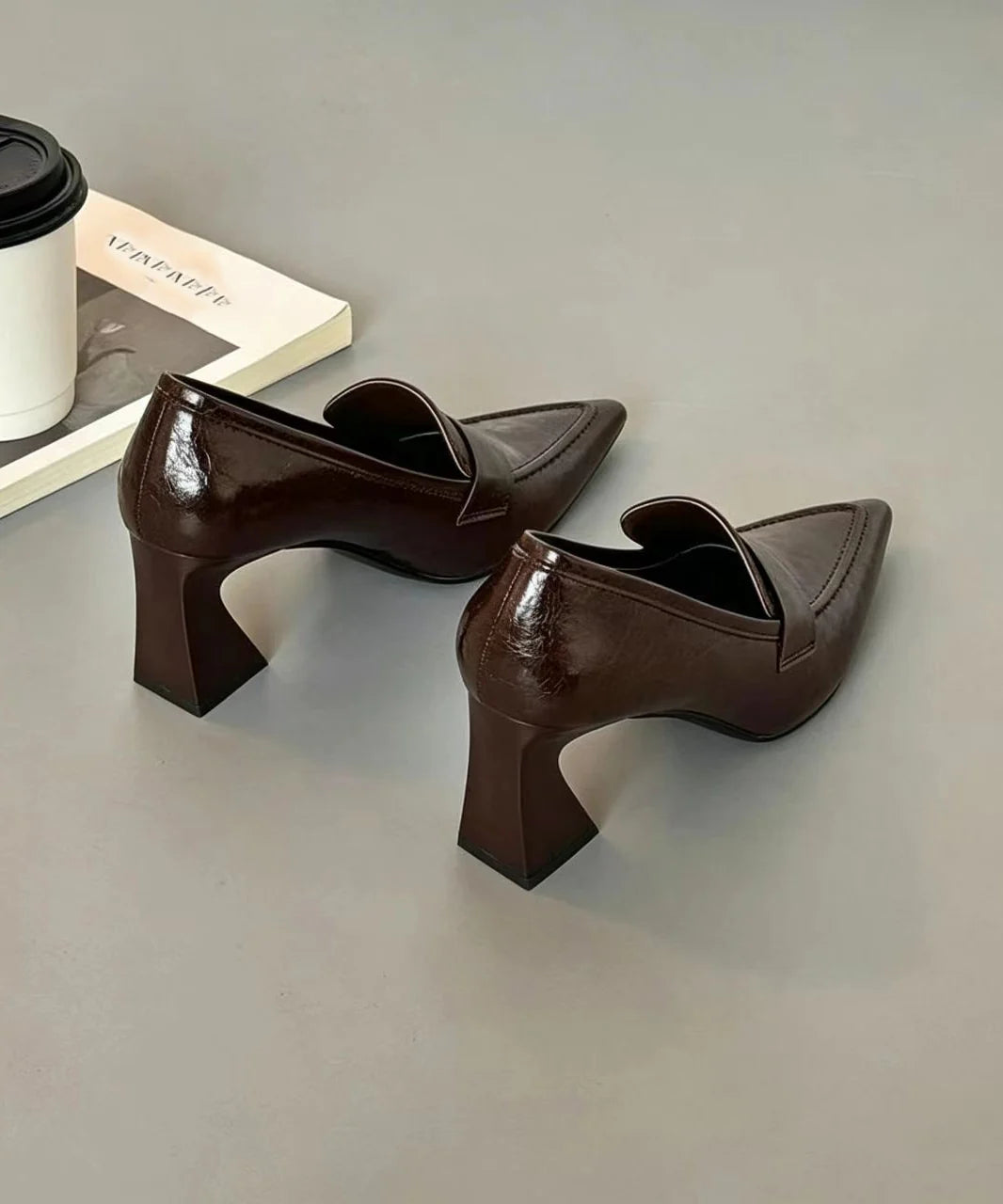 Escarpins Femme Style Vintage Bout Pointu 4
