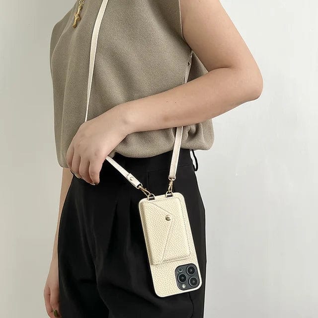 Étui de Téléphone Croisé pour Femmes avec Cordon 3