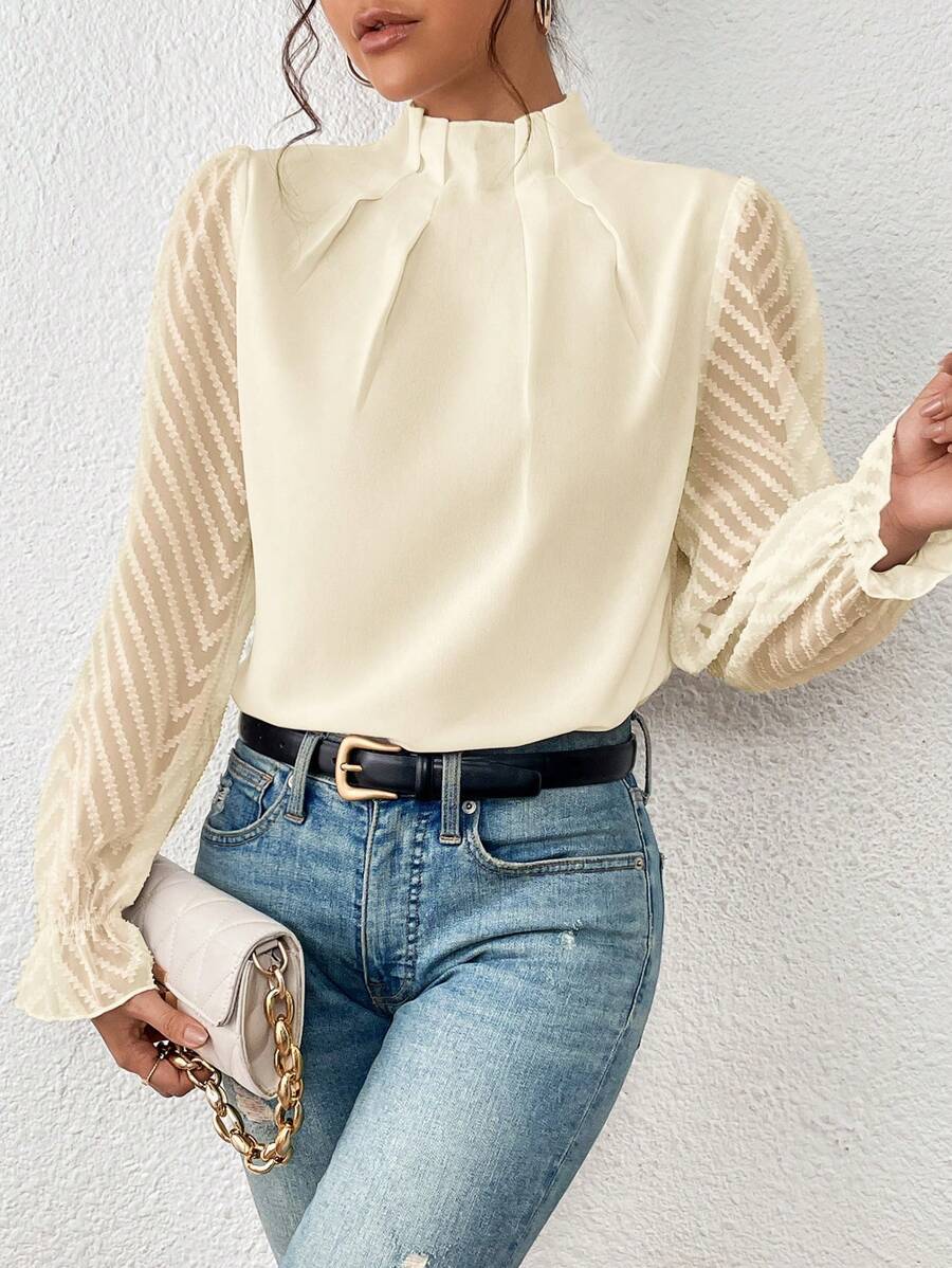 Femme Col Roulé Décontracté Chic 2