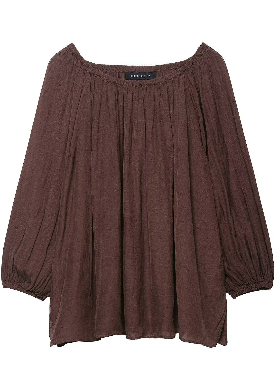 Femme Haut Estival Oversize Plissé 3