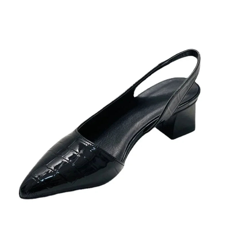 Femmes Escarpins à Talons Blocs Chic 5