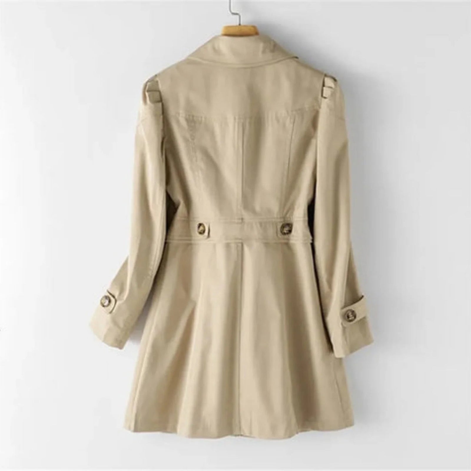 Femmes Trench-Coat Classique Imperméable 4