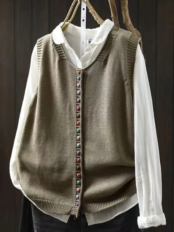 Gilet Tricoté Ample pour Femmes 3