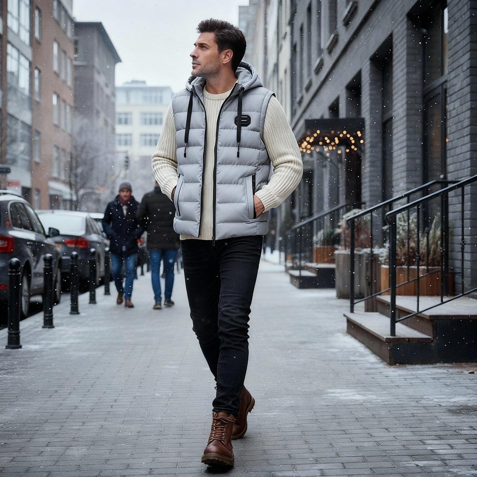 Gilet d'Hiver Femme Décontracté 4
