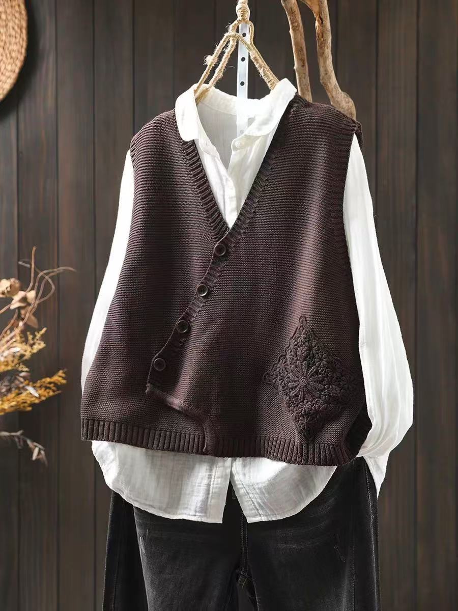 Gilet en Tricot Femme Chic 2