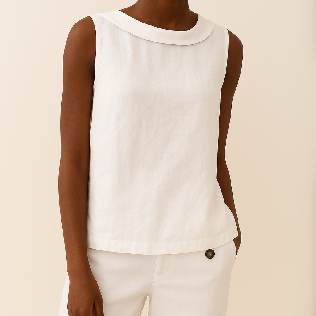 Haut Femme Sans Manches Col Roulé Chic 5