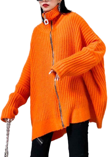 Haut Femme Tricoté à Col Haut 0