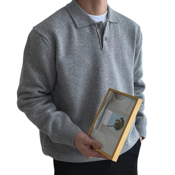 Homme Polo Tricoté Classique 0