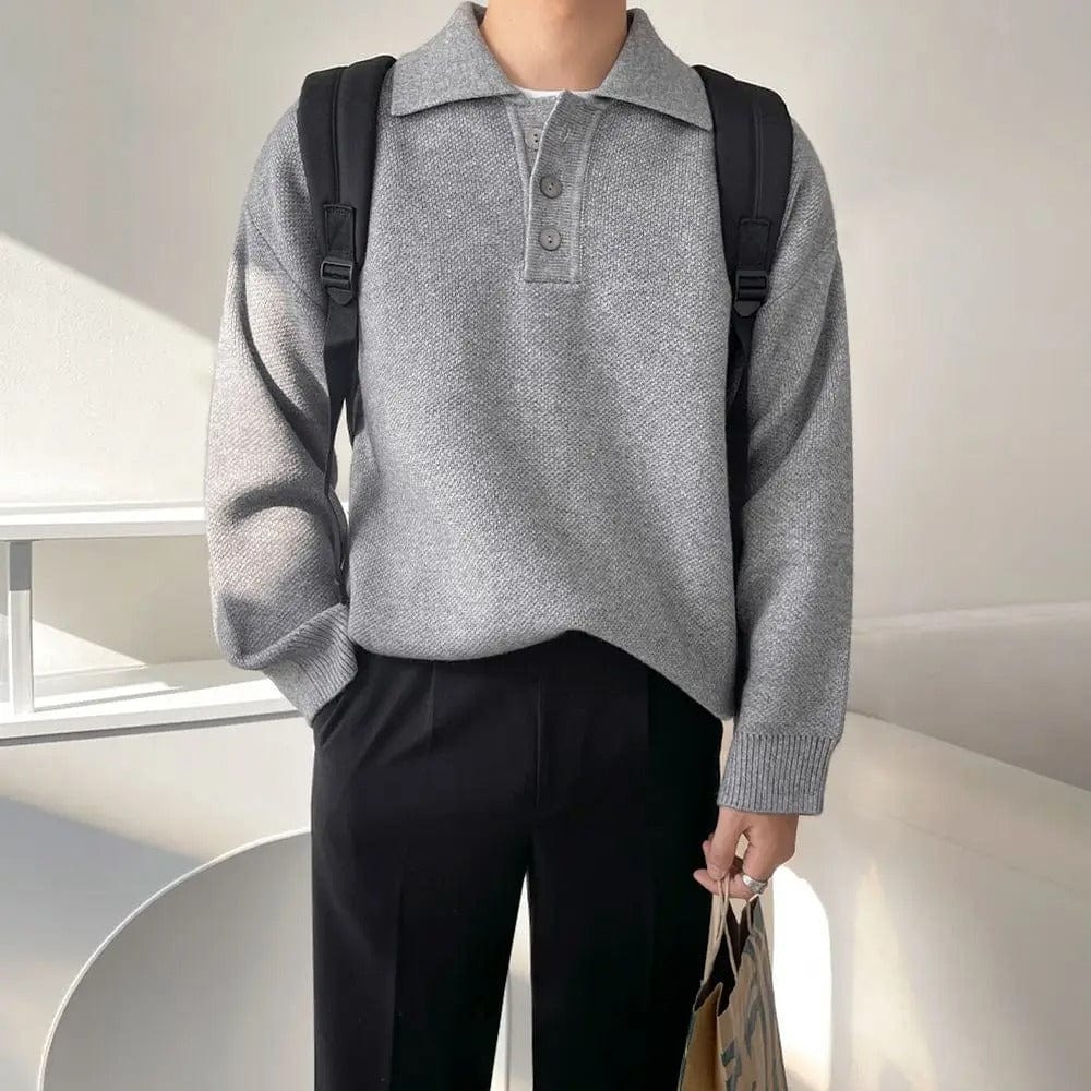 Homme Polo Tricoté Classique 1