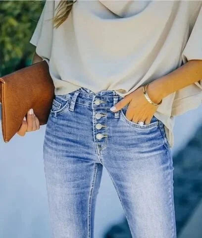 Jean Bootcut Taille Haute Femme 5