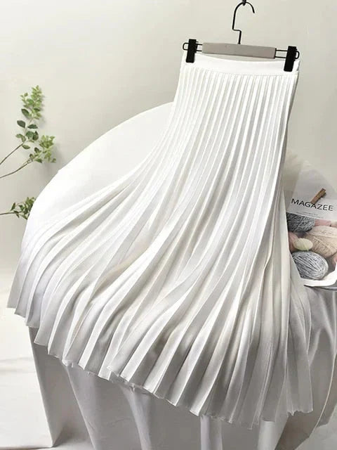 Jupe Longue Femme Plissée Chic 7
