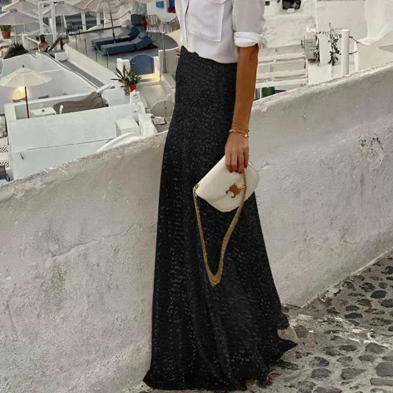 Jupe Longue à Sequins Chic 1