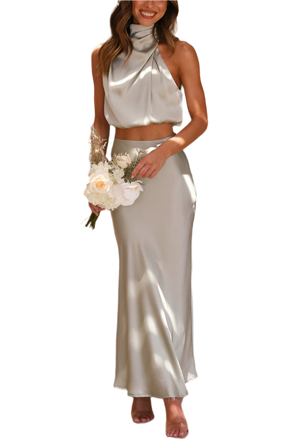 Jupe Maxi Femme Moderne Ensemble Chic 0
