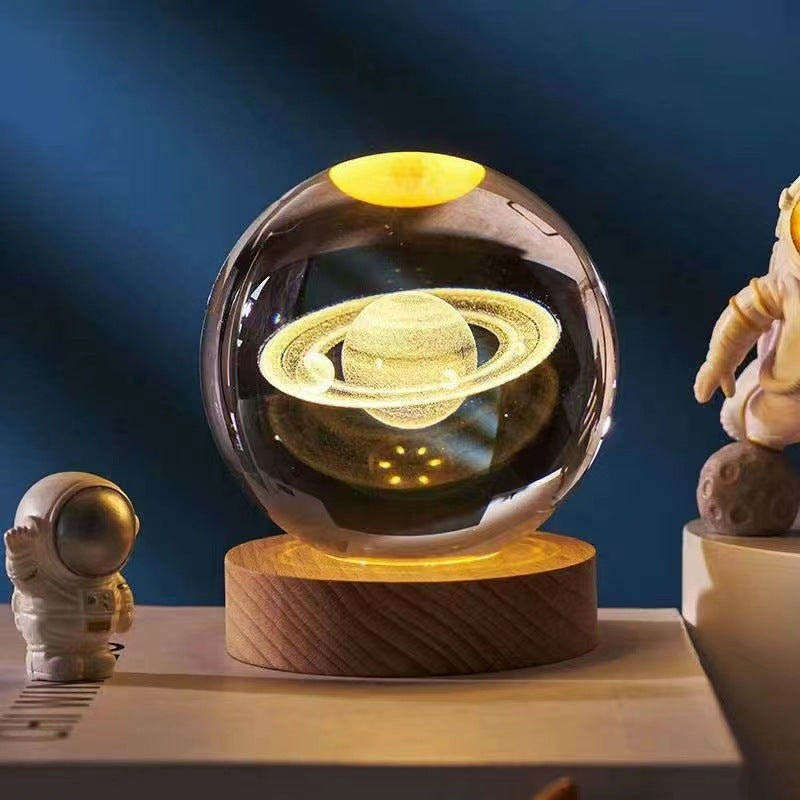 Lampe de Nuit 3D Design Cristal 18