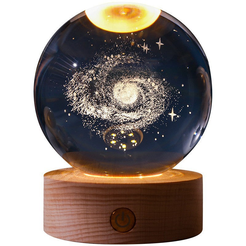 Lampe de Nuit 3D Design Cristal 4
