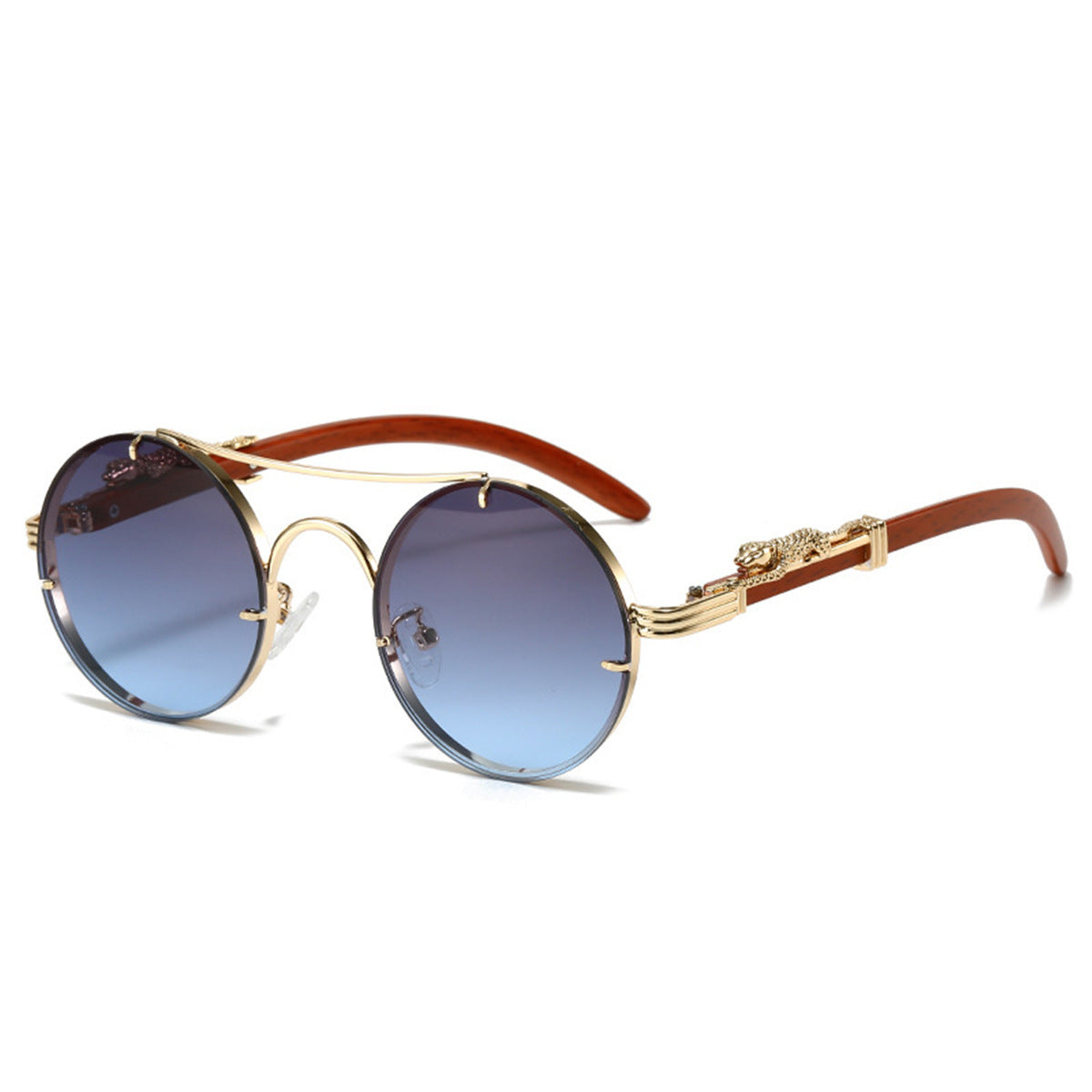 Lunettes Rondes Femmes Design Moderne 4