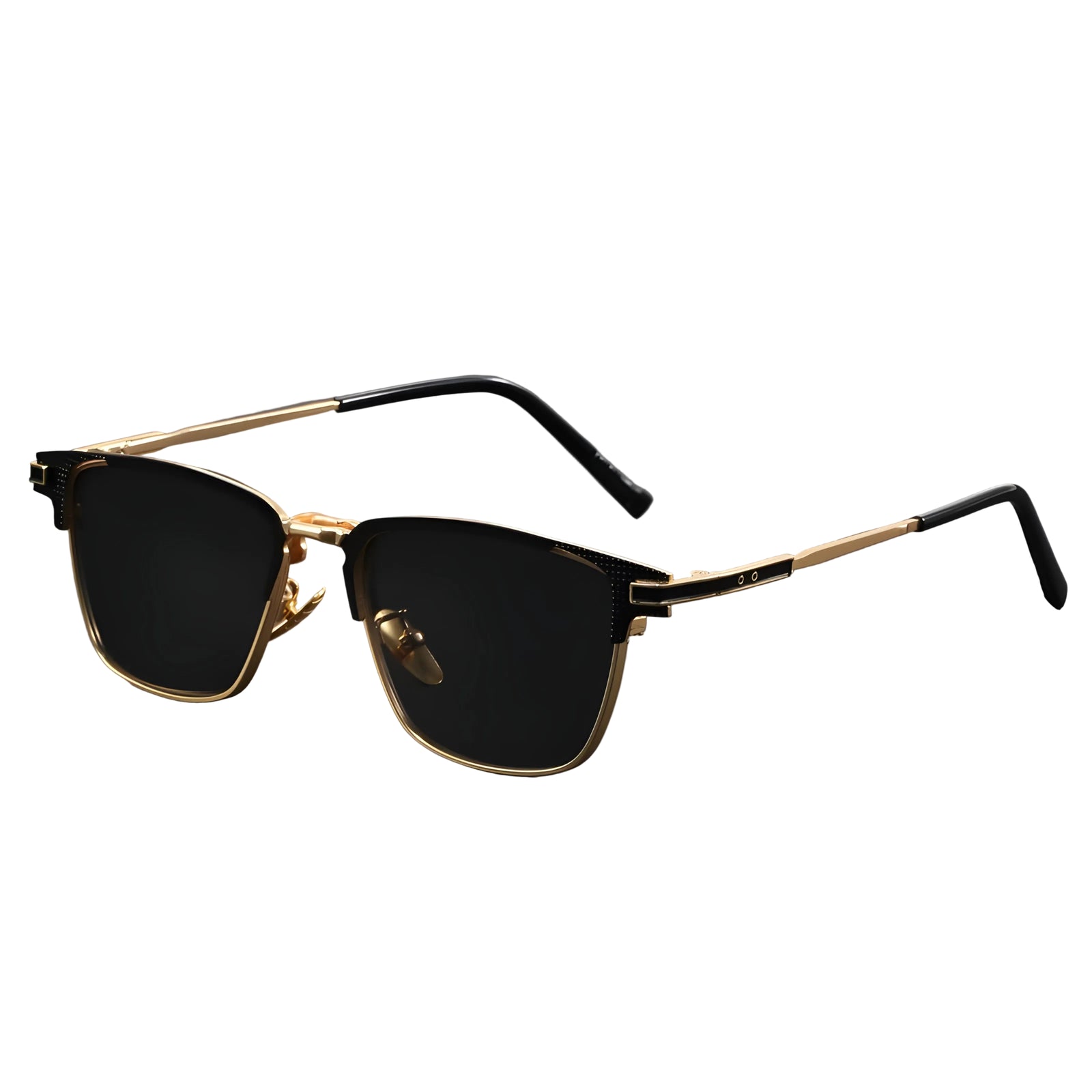 Lunettes de Soleil Demi-Monture Pour Homme Femme Style Moderne 0